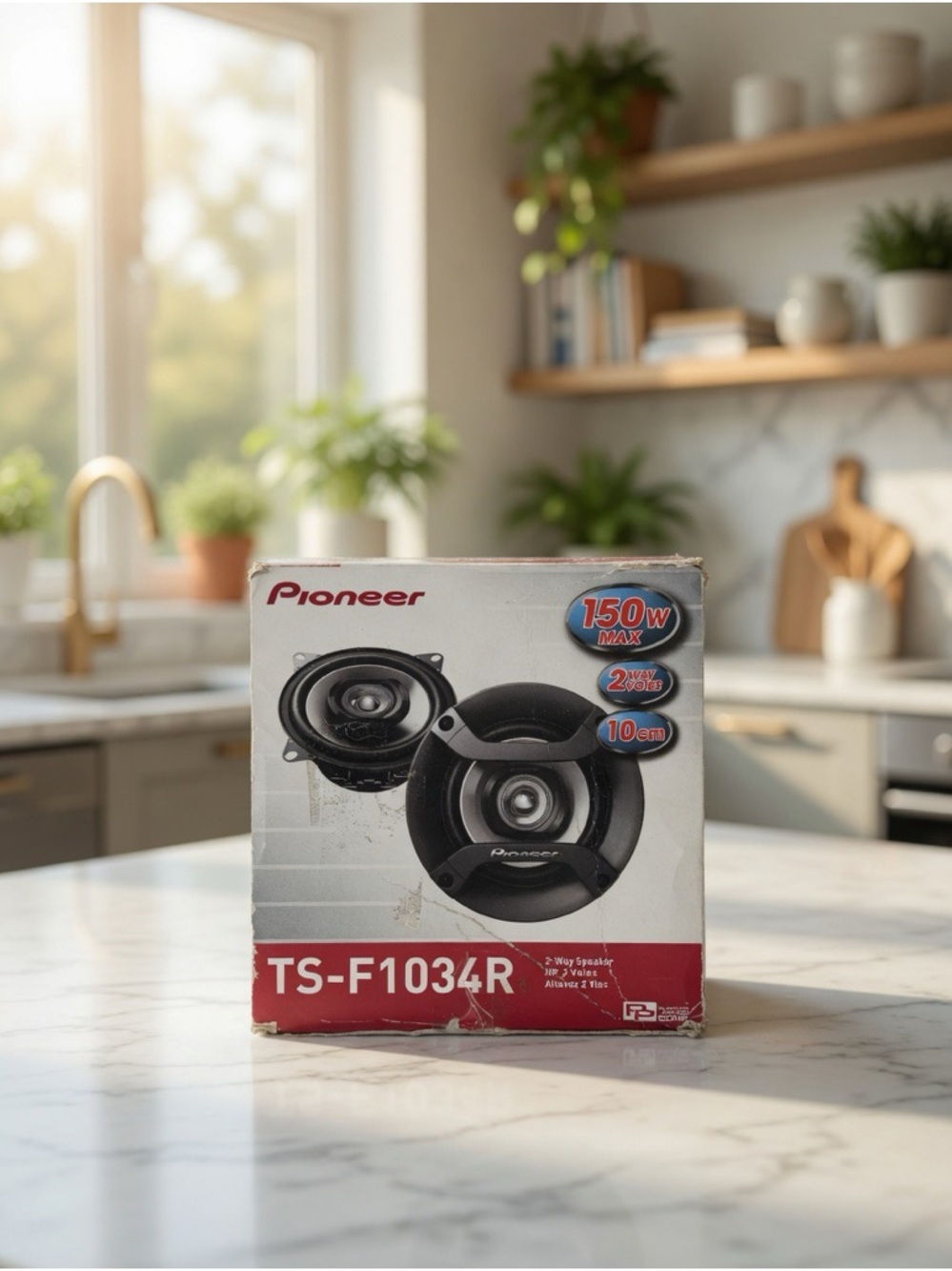 Pioneer TS-F1034R 4” (10cm) 2-Way Coaxial Car Speakers
